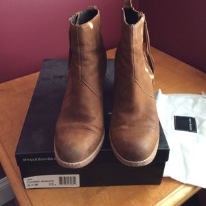 Dolce vita Jax booties cognac EUC